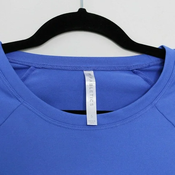 FABLETICS • Cashel Long Sleeve Athleisure Blue Top - Picture 5 of 7